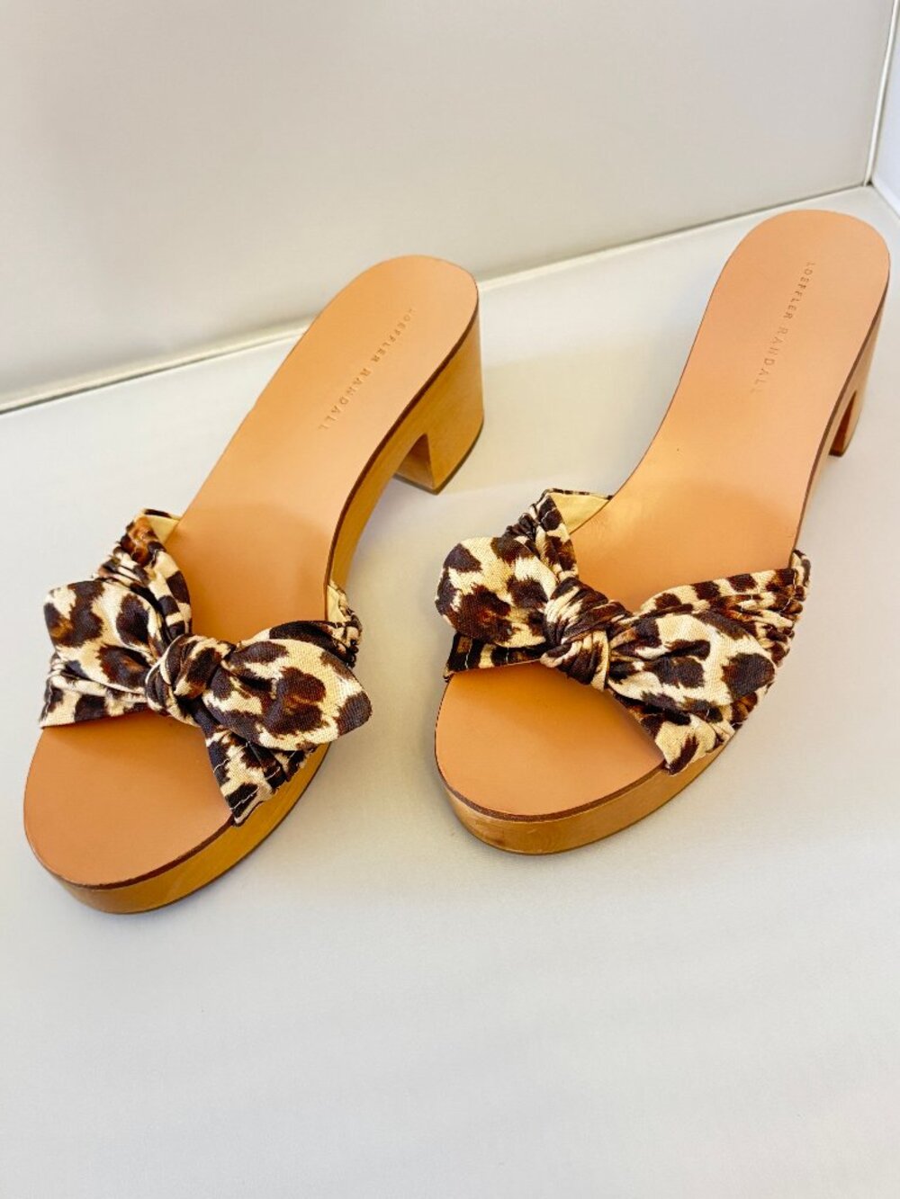 Loeffer Randall Regina Clog Heeled Sandals